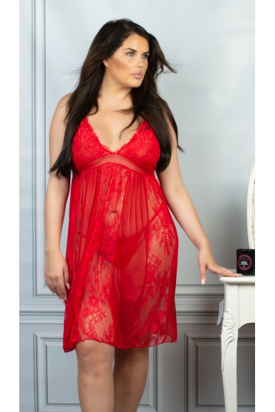 Εντυπωσιακο Κοκκινο Babydoll Isie Perfect4U