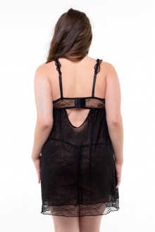 Black Lace Babydoll Lia by Perfect4U