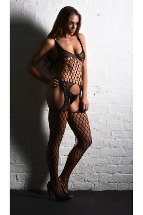 Perfect4U Black Bodystockings Lilly